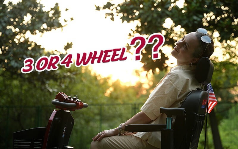 Quick Comparison: 3-wheel vs. 4-wheel Mobility Scooter