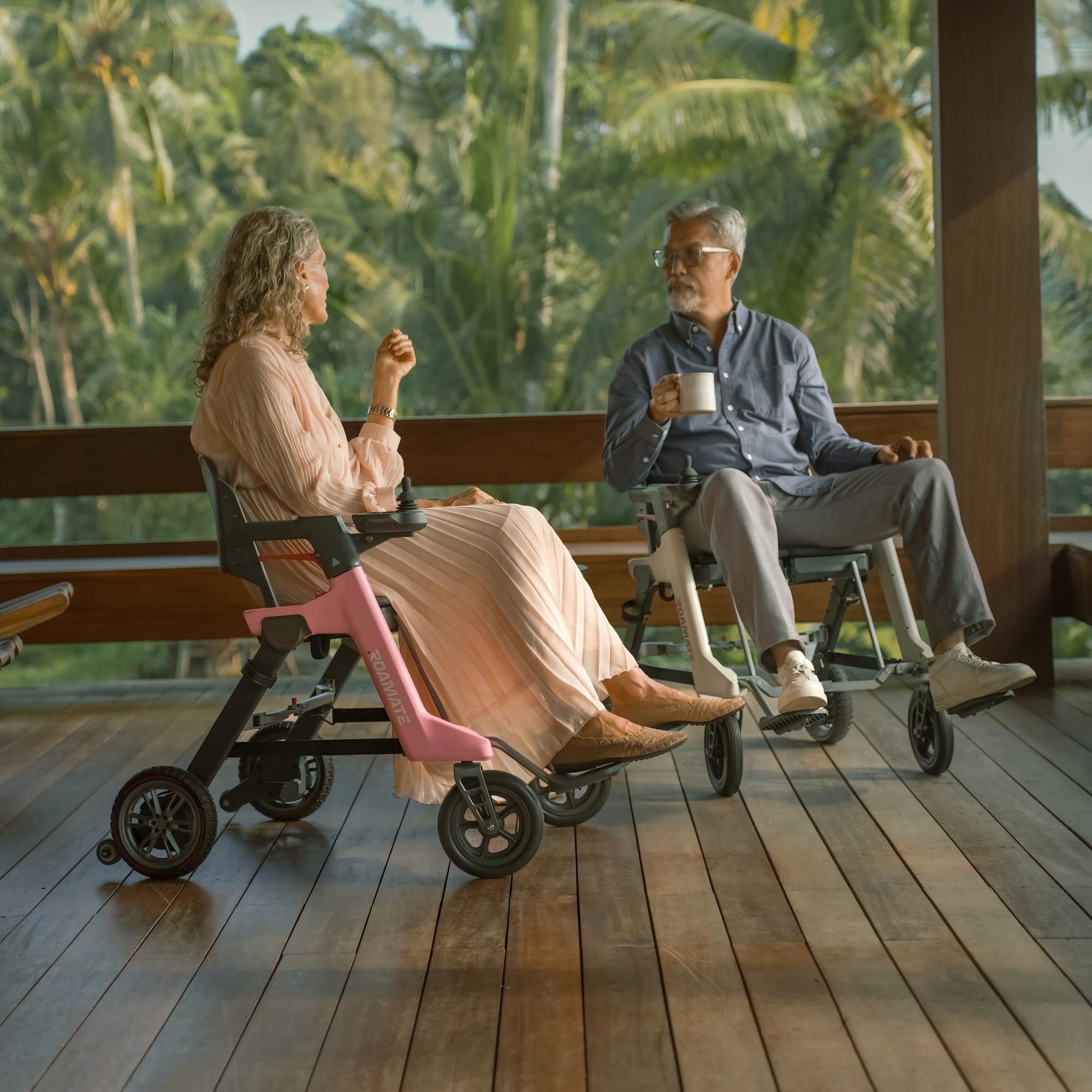 Roamate 3-in-1 Smart Mobility Device β Lightweight Foldable Electric Wheelchair