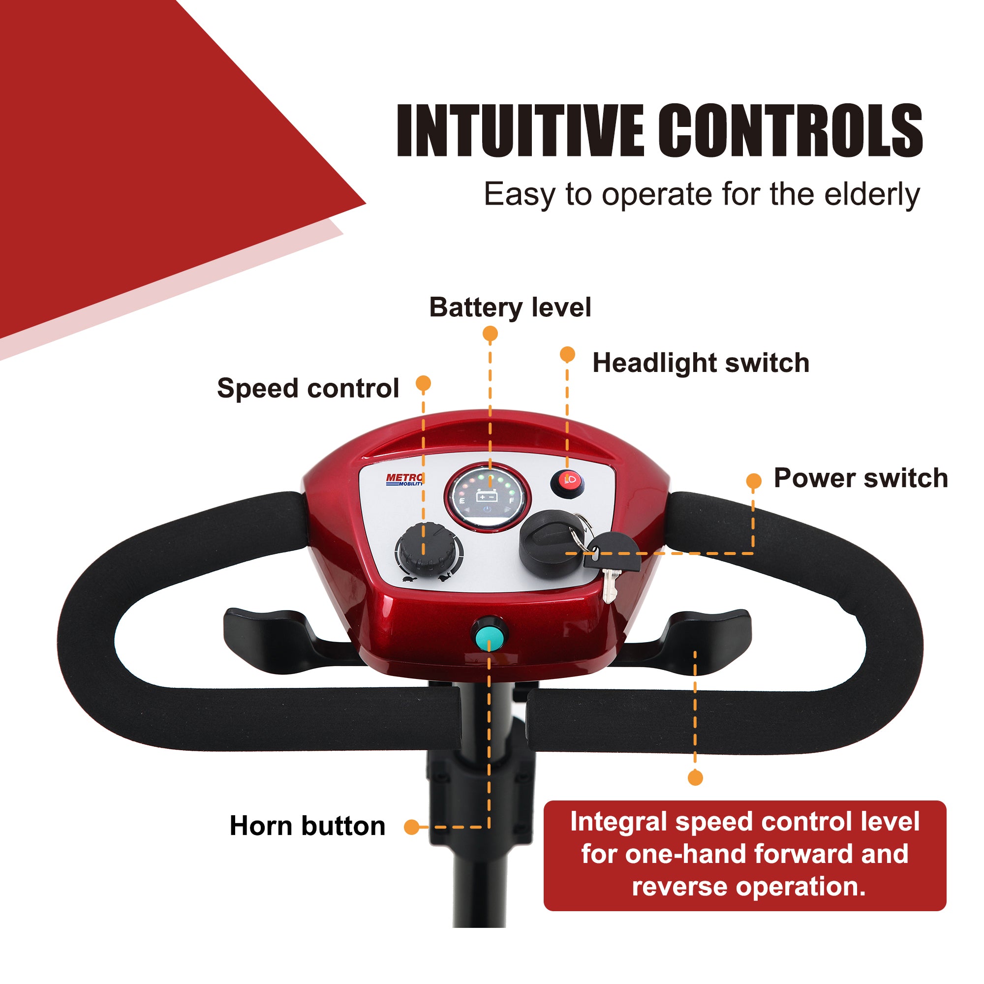 Metro Mobility M1 Portal 4-Wheel Heavy Duty Scooter