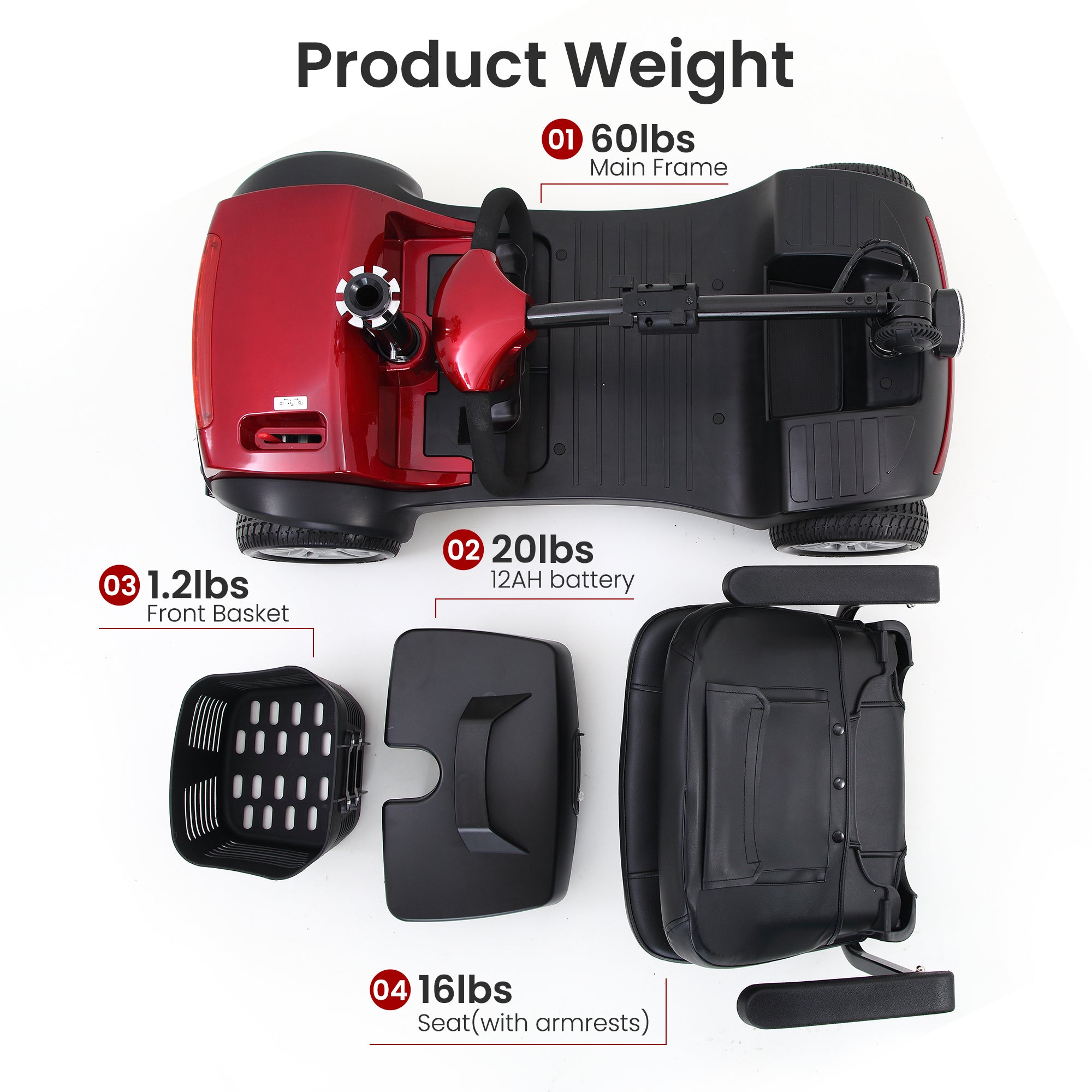 Metro Mobility M1 Portal 4-Wheel Heavy Duty Scooter