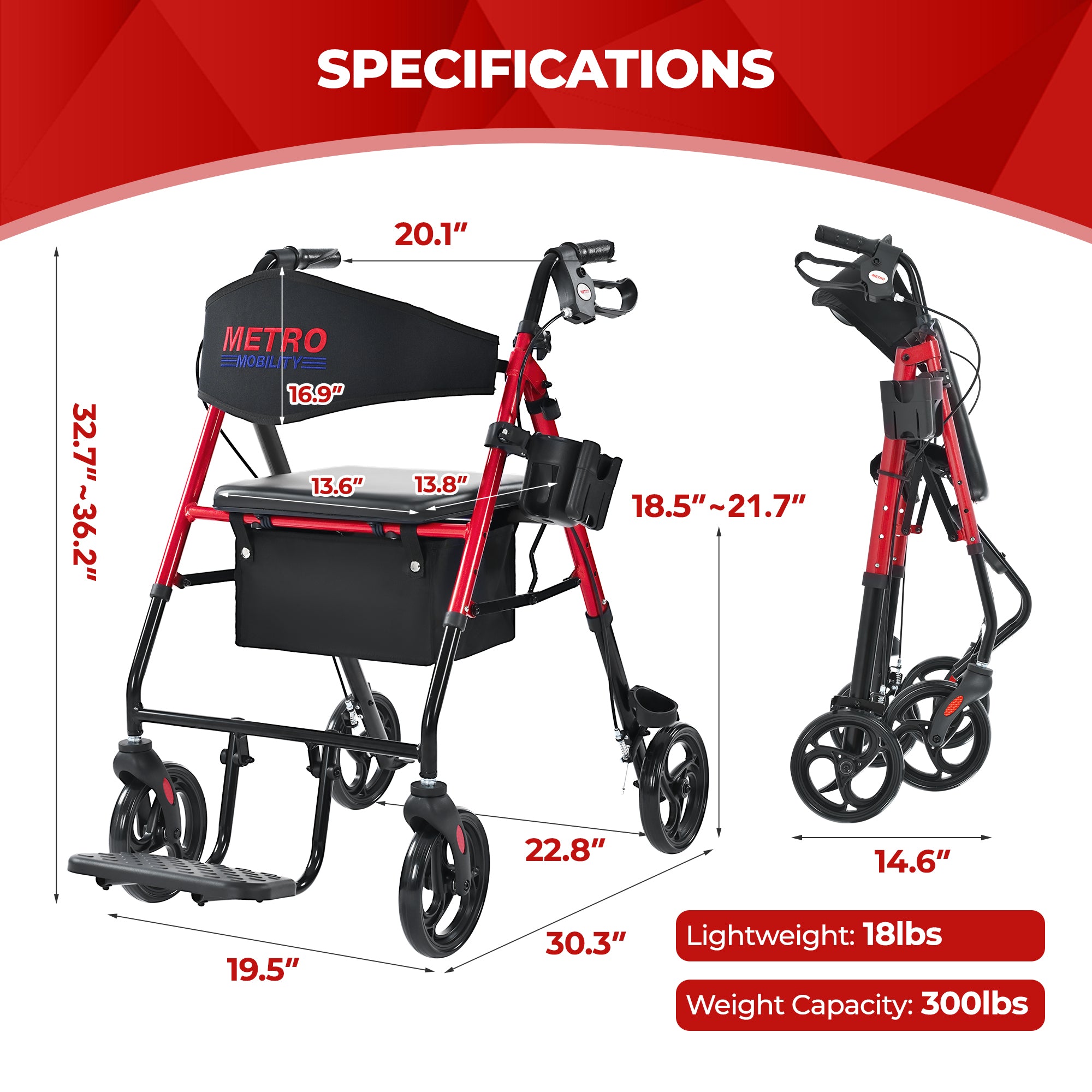M913P Rollator