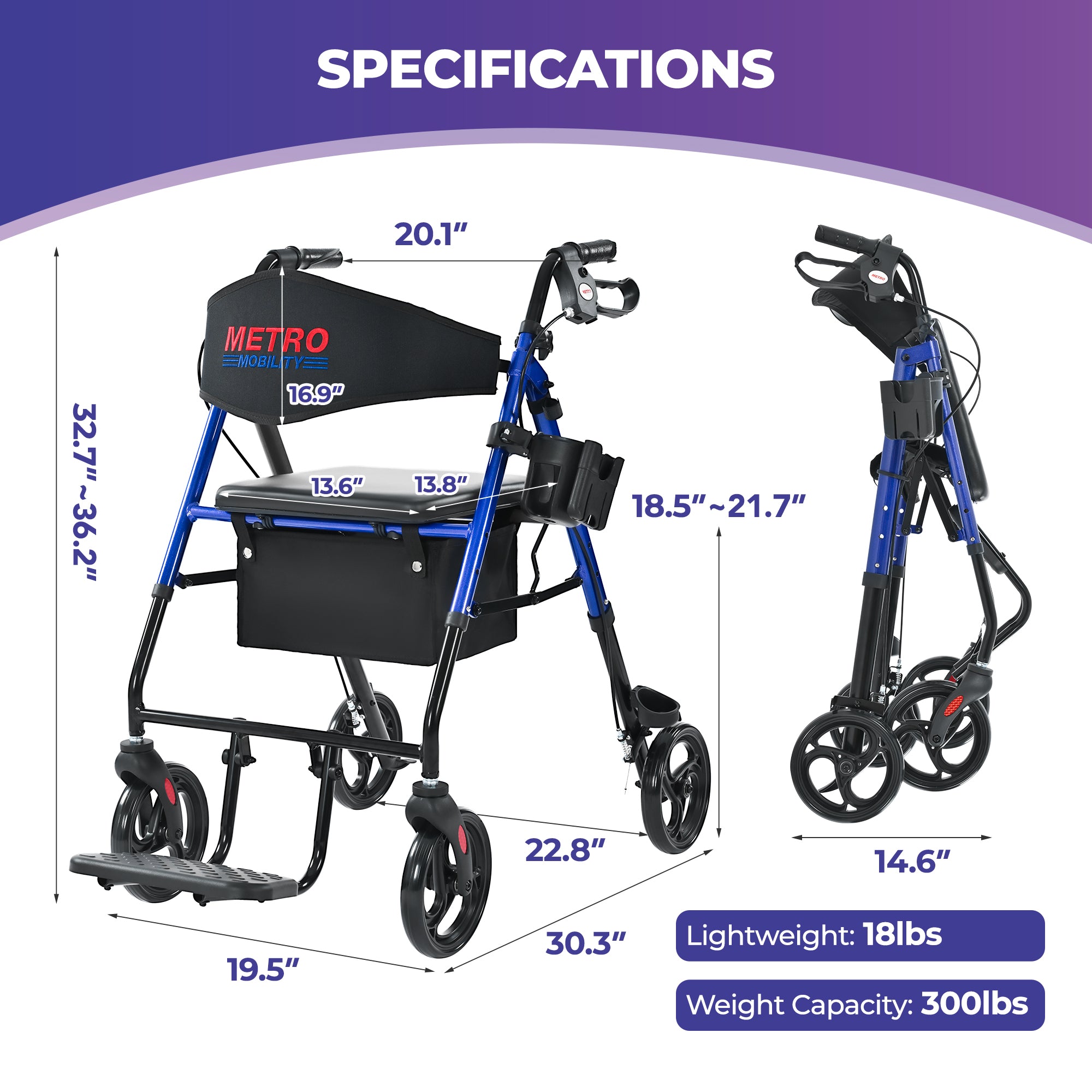 M913P Rollator