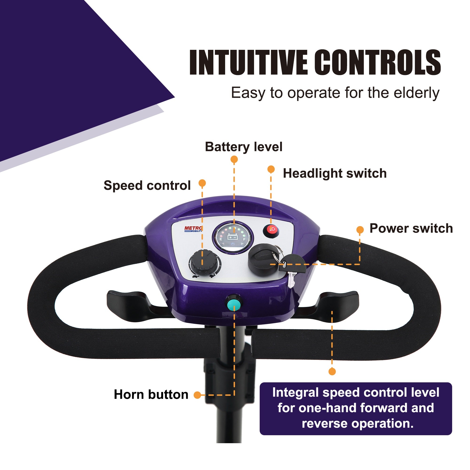 Metro Mobility M1 Portal 4-Wheel Heavy Duty Scooter
