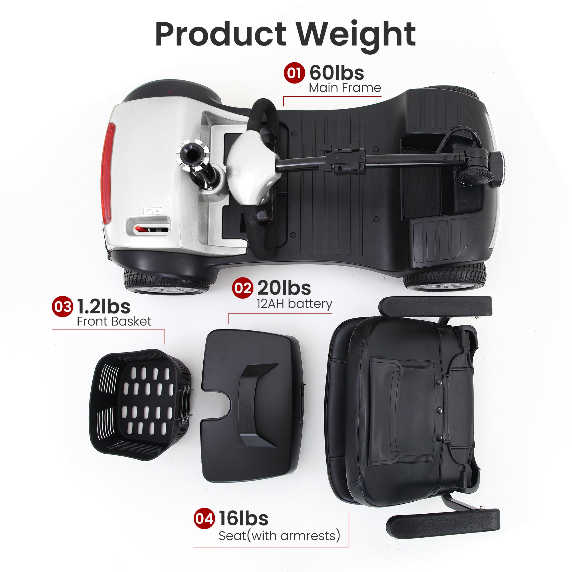 Metro Mobility M1 Portal 4-Wheel Heavy Duty Scooter