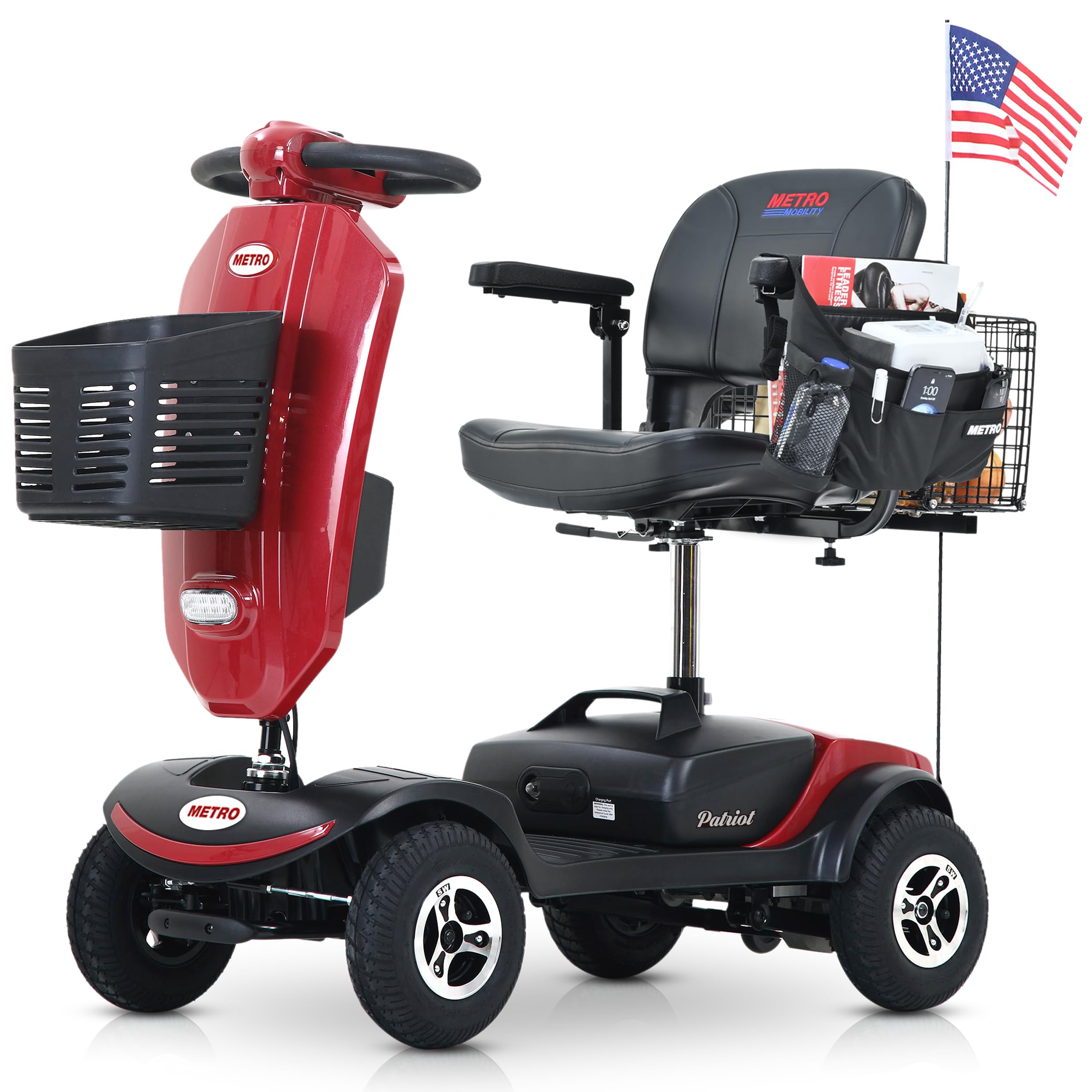 Metro Mobility Upgraded Patriot 4-Wheel Mobility Scooter