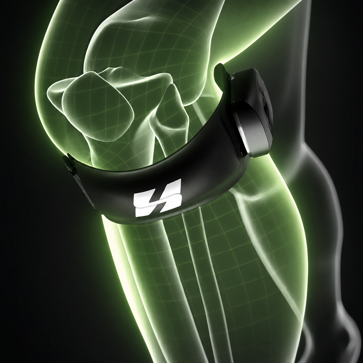 Smart knee support designed for secure and stable knee support during activity