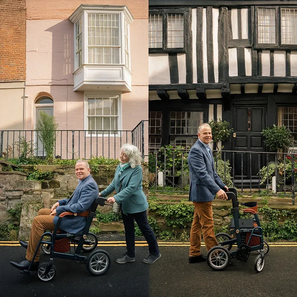 Glide 2 in 1 Rollator & Wheelchair