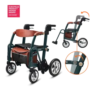Glide 2 in 1 Rollator & Wheelchair