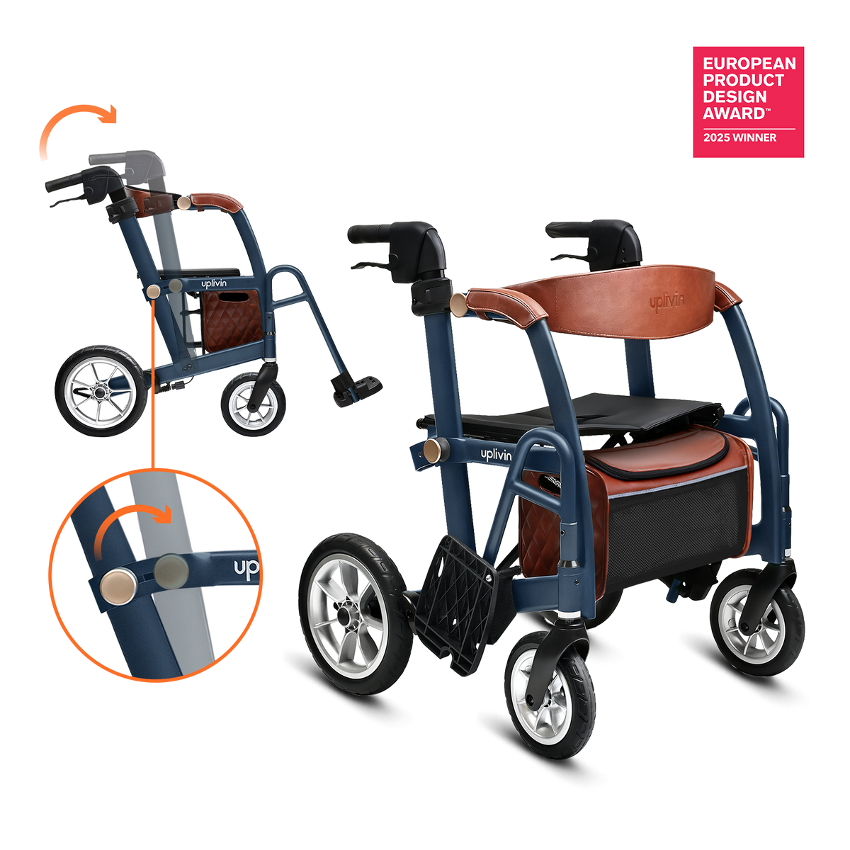 iMove Gavo 2 in 1 Rollator & Wheelchair