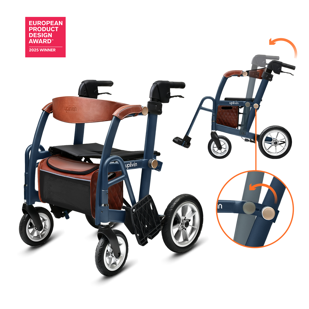 iMove Gavo 2 in 1 Rollator & Wheelchair