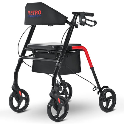 Metro Mobility M934-1 4-Wheel Rollator with Seat