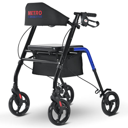 Metro Mobility M934-1 4-Wheel Rollator with Seat