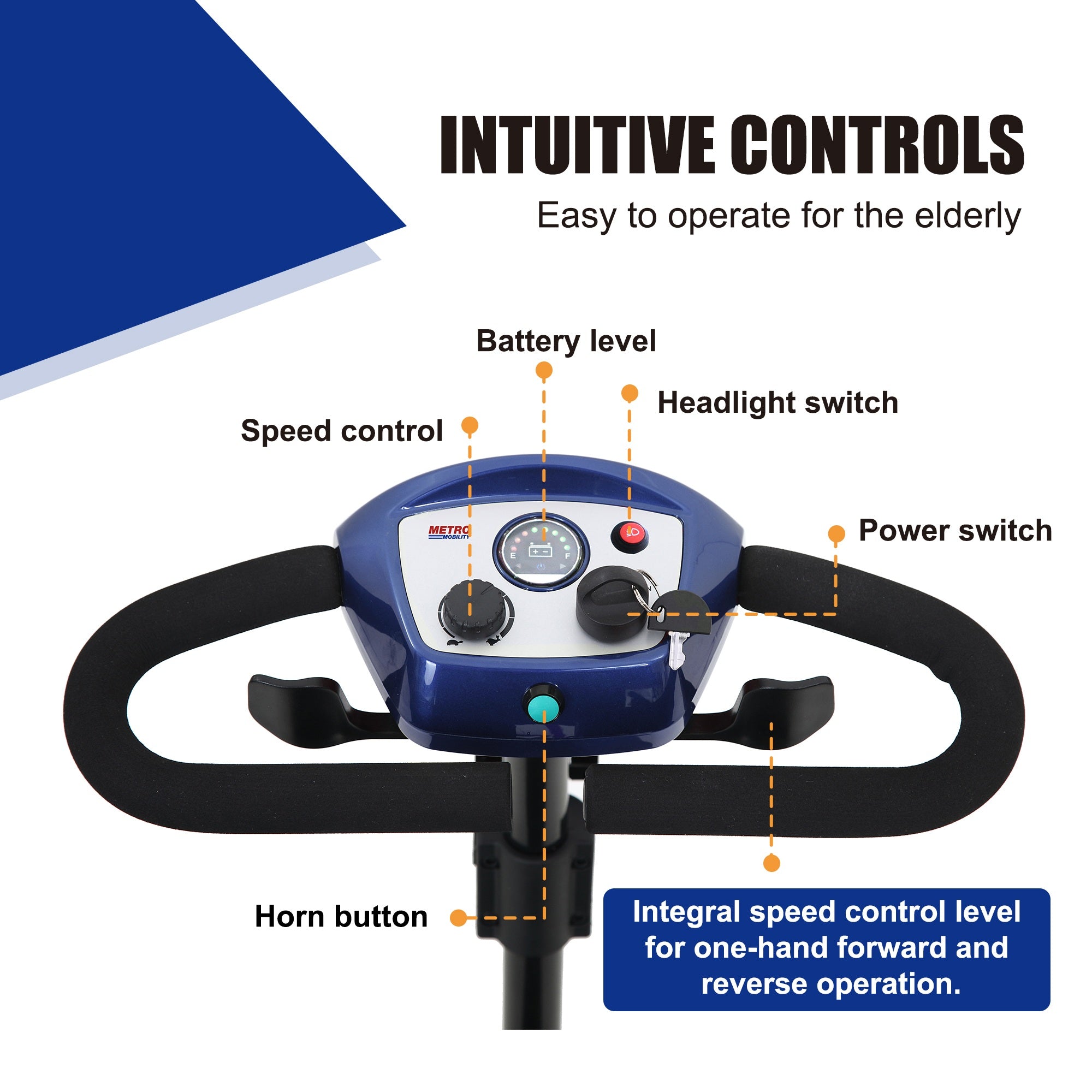 Metro Mobility M1 Portal 4-Wheel Heavy Duty Scooter