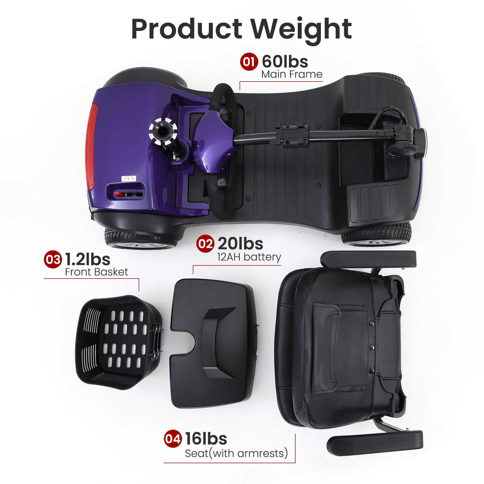 Metro Mobility M1 Portal 4-Wheel Heavy Duty Scooter