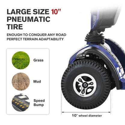 Metro Mobility S500 4-Wheel Electric Mobility Scooter