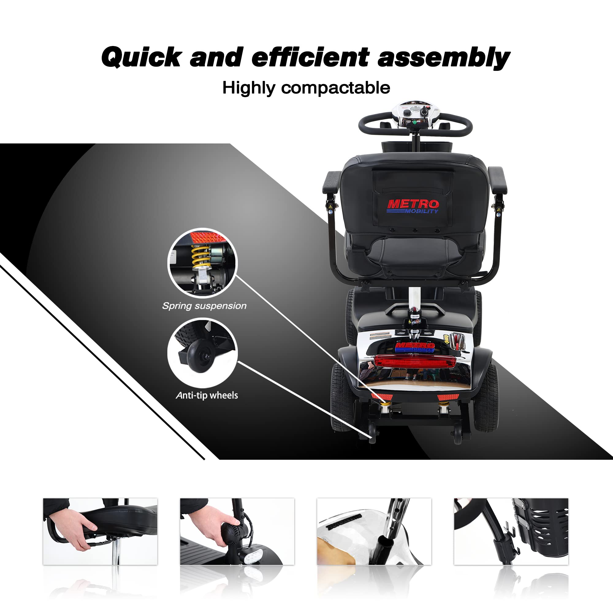 Metro Mobility M1 Portal 4-Wheel Mobility Scooter