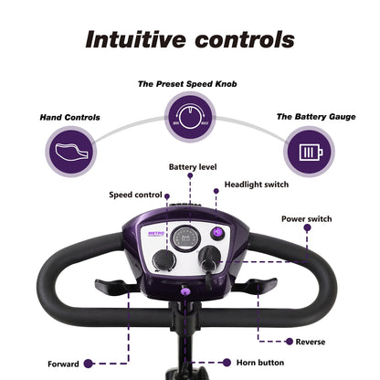 Metro Mobility M1 Portal 4-Wheel Mobility Scooter