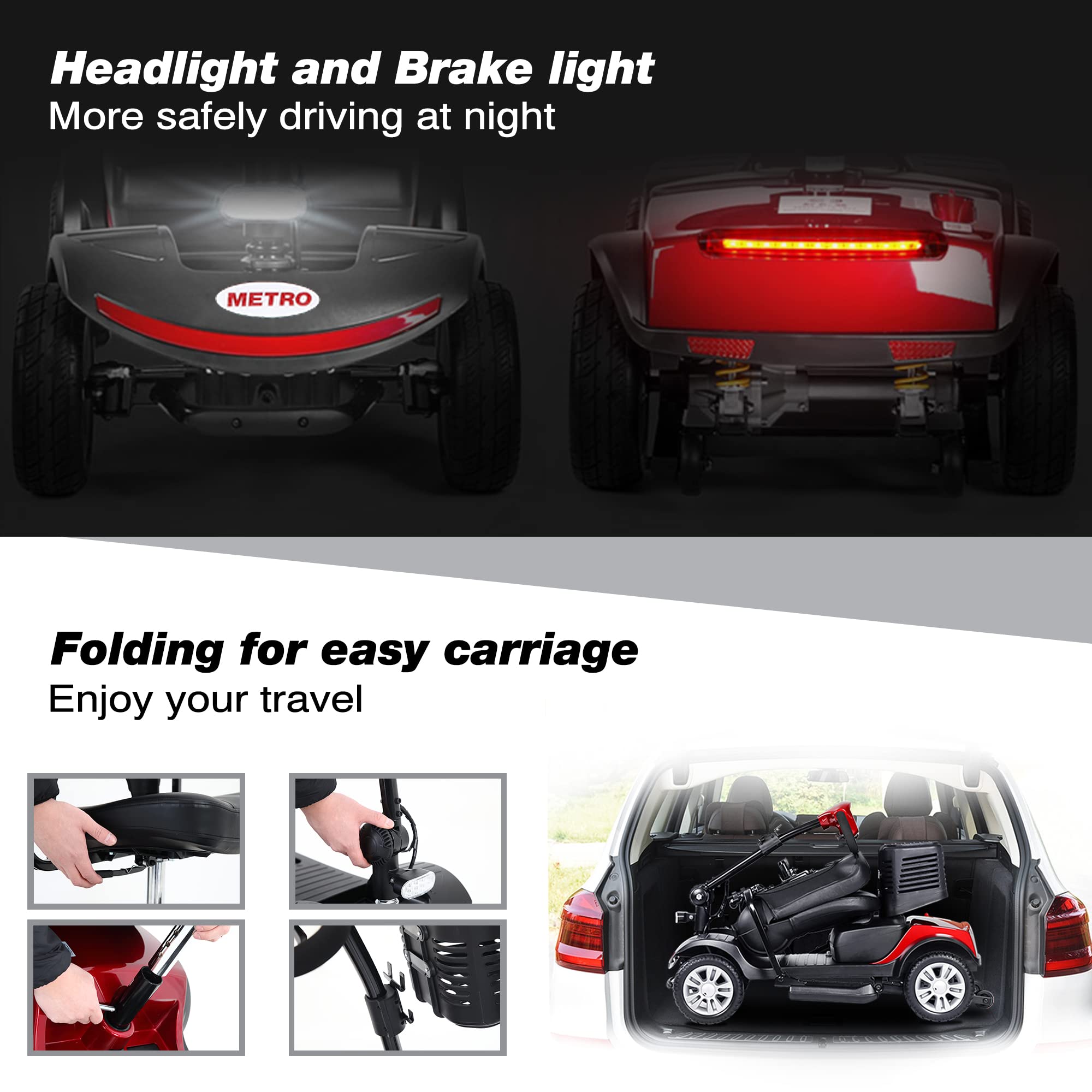 Metro Mobility M1 Portal 4-Wheel Mobility Scooter
