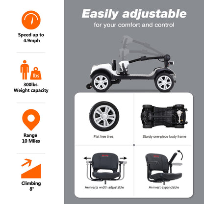 Metro Mobility M1 Portal 4-Wheel Mobility Scooter