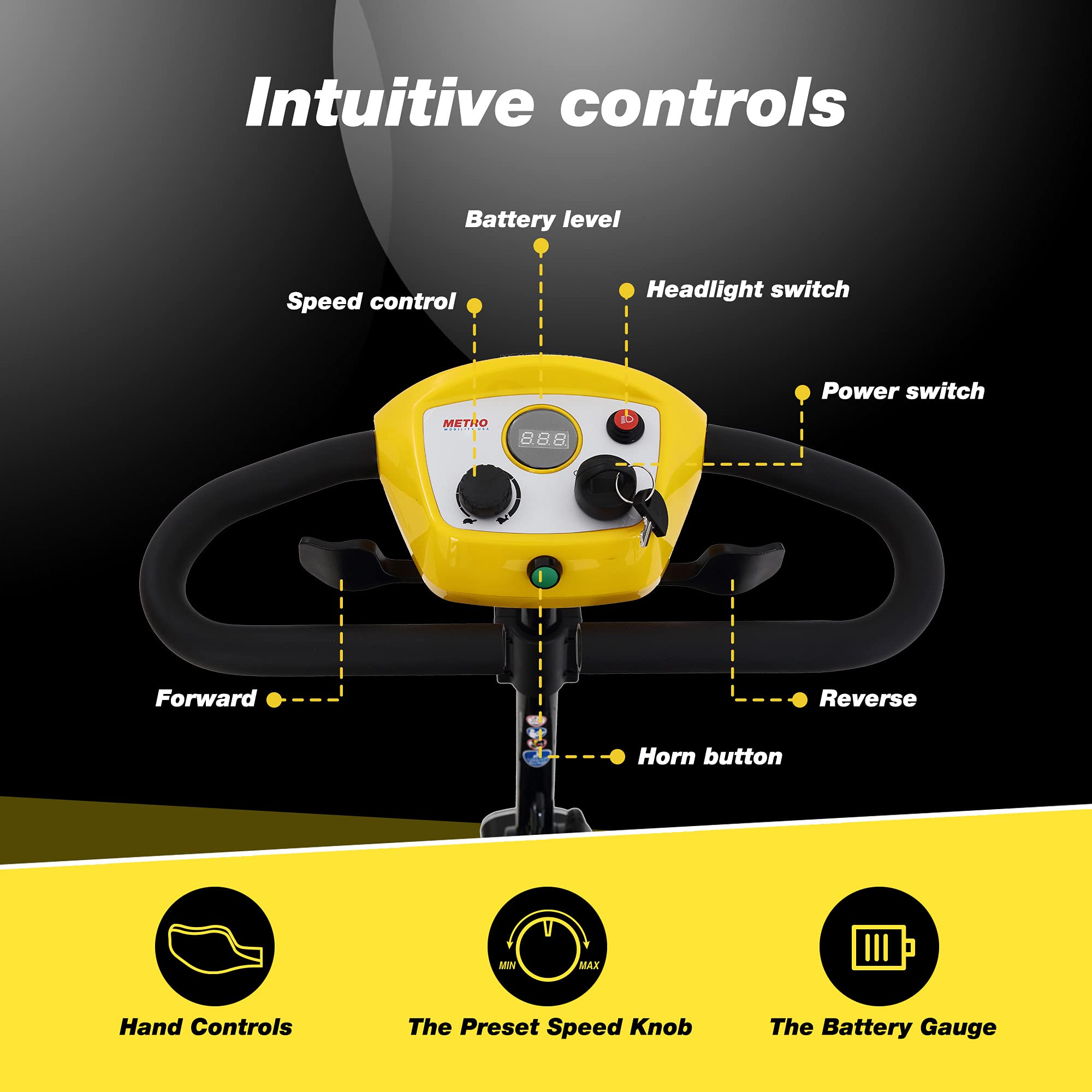 Metro Mobility M1 Portal 4-Wheel Mobility Scooter