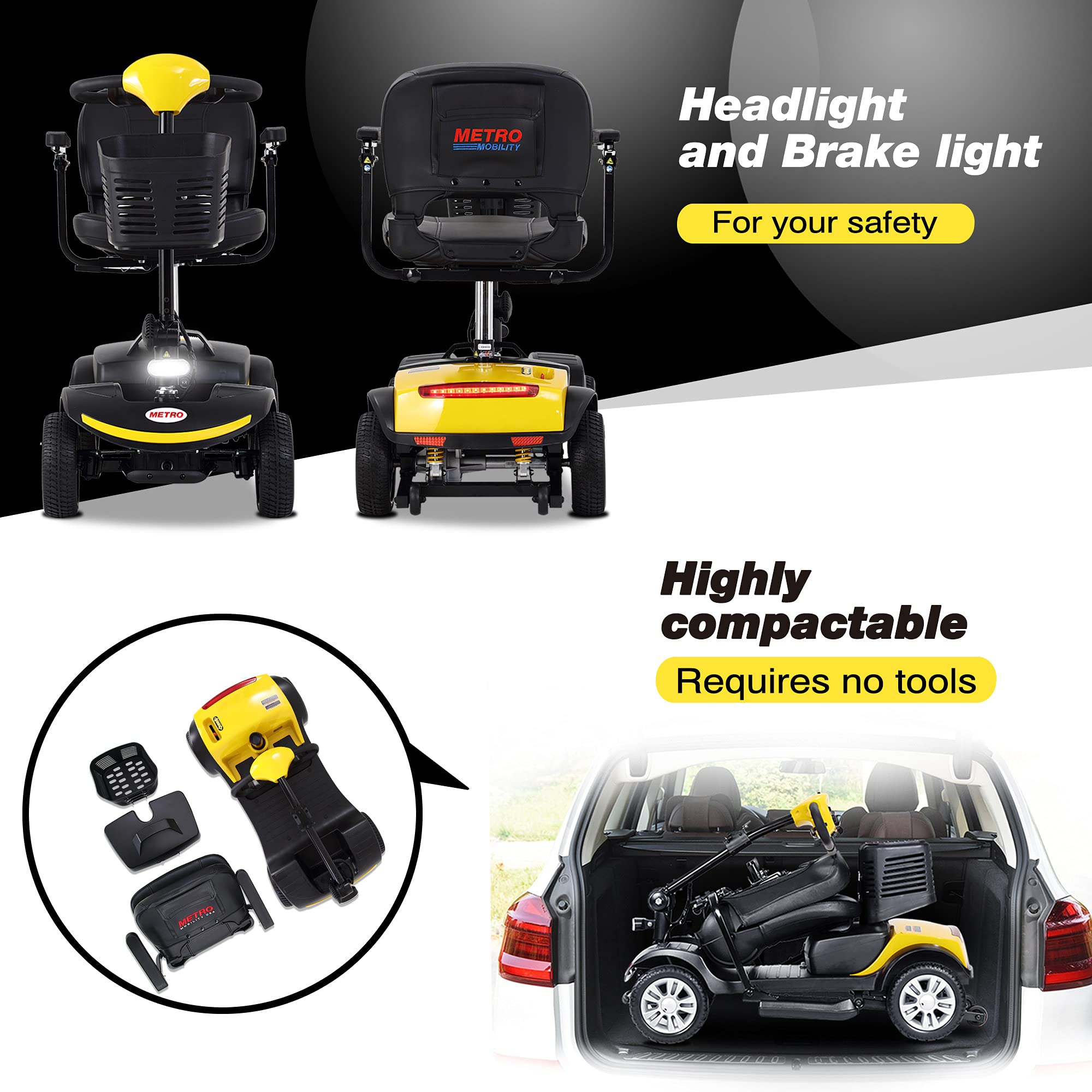 Metro Mobility M1 Portal 4-Wheel Mobility Scooter