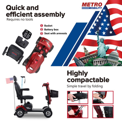 Metro Mobility Max Plus 4-Wheel Mobility Scooter