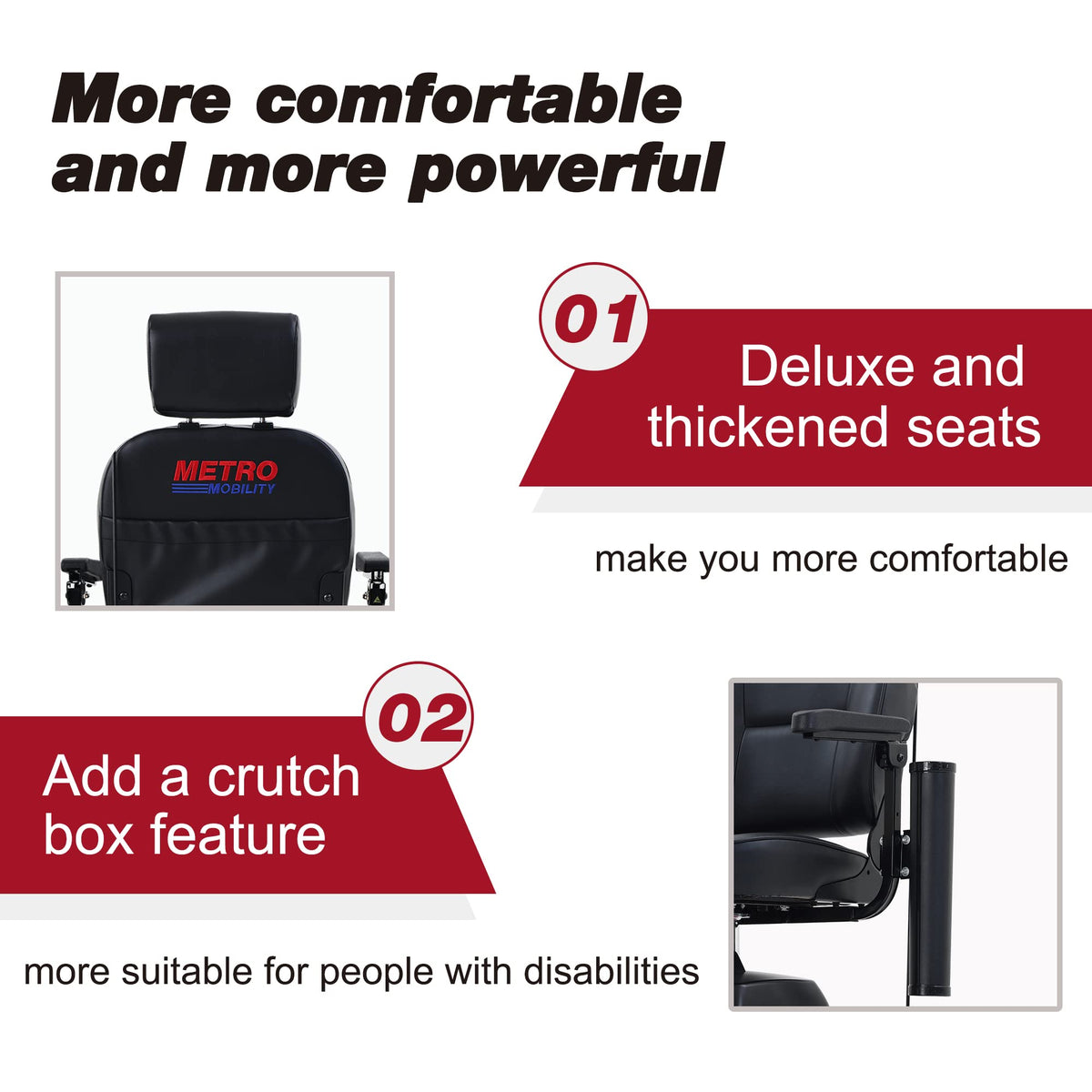 Metro Mobility Max Plus Mobility Scooter｜Compact, Stable, 300 lbs ...