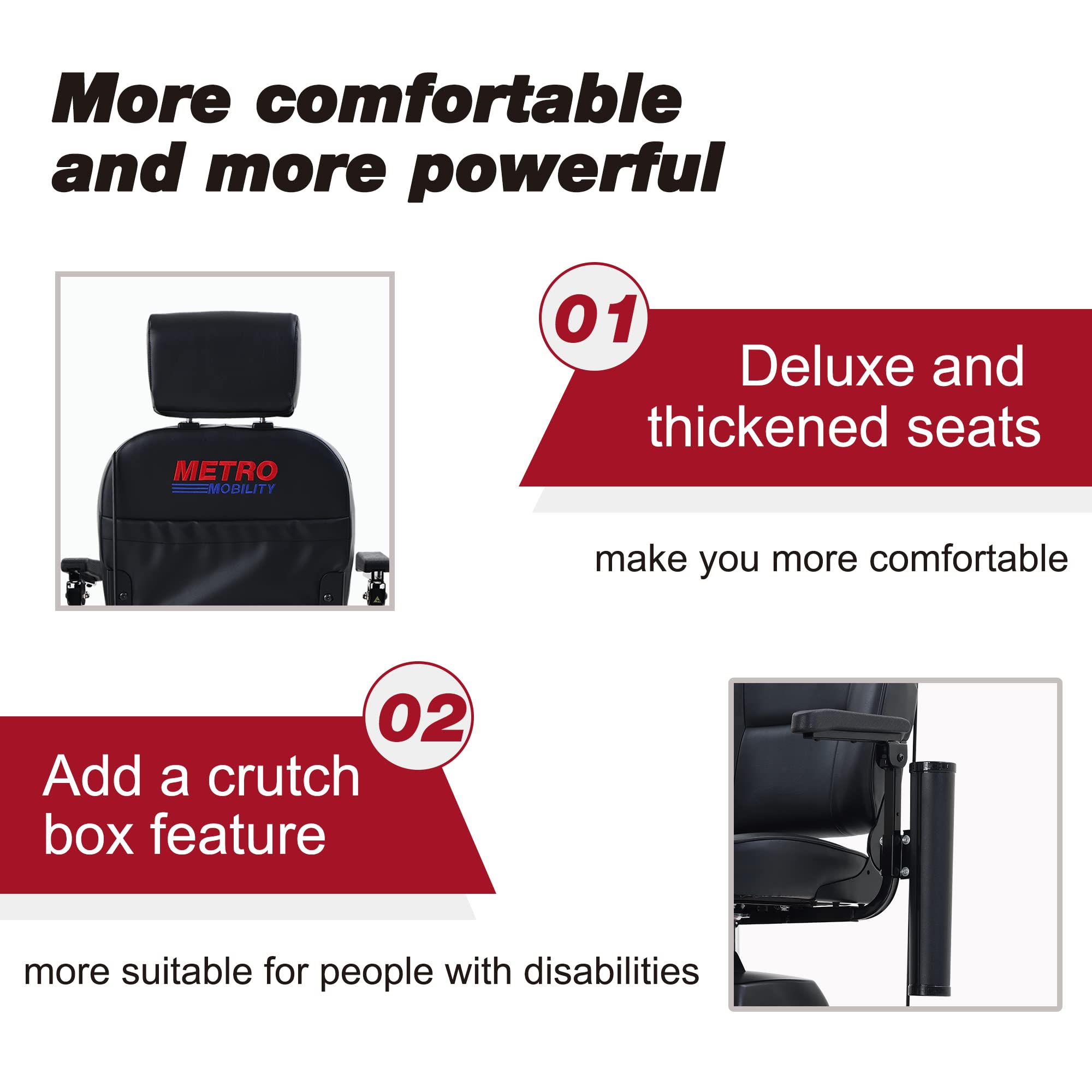 Metro Mobility Max Plus 4-Wheel Mobility Scooter