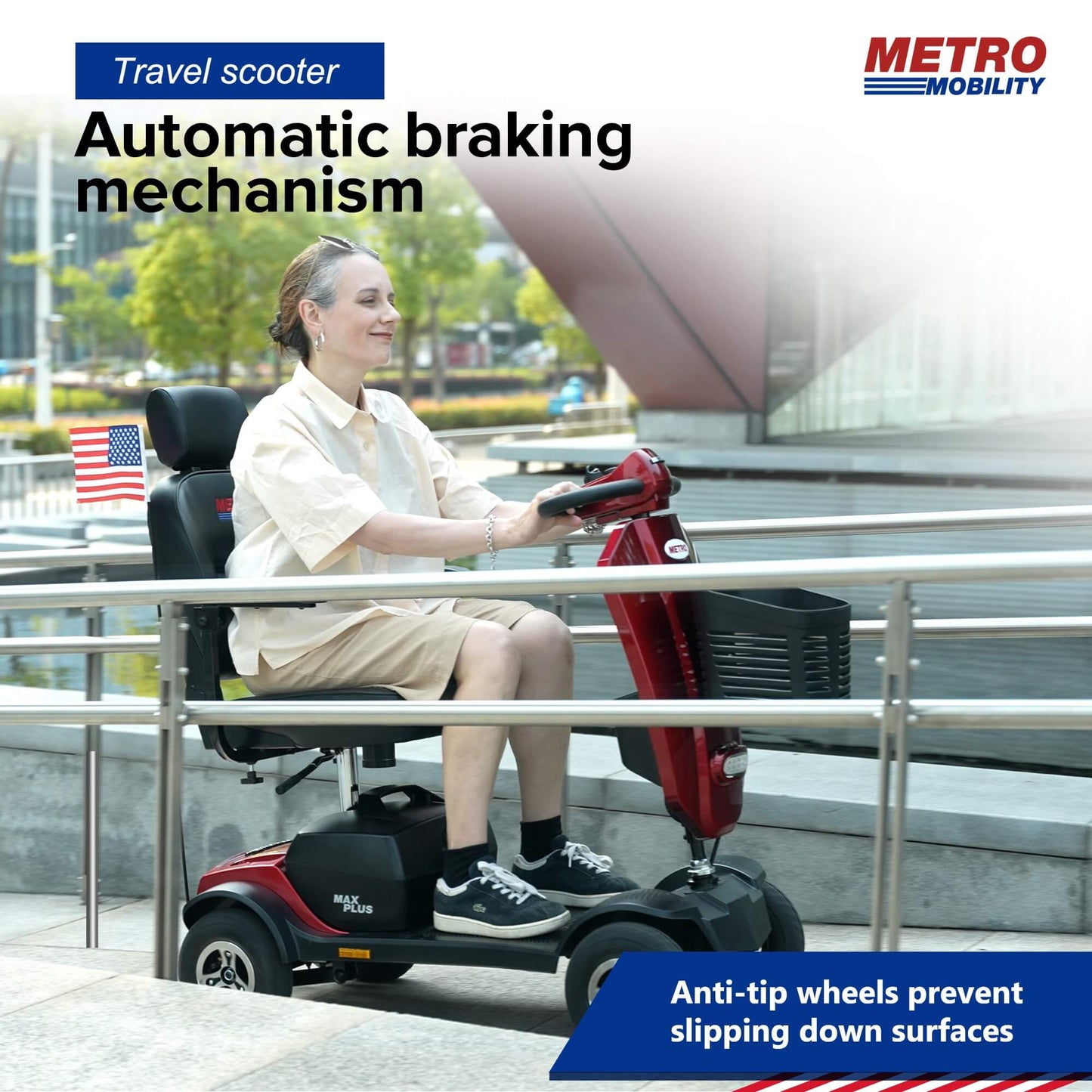 Metro Mobility Max Plus 4-Wheel Mobility Scooter