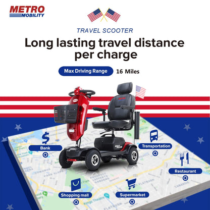 Metro Mobility Max Plus 4-Wheel Mobility Scooter