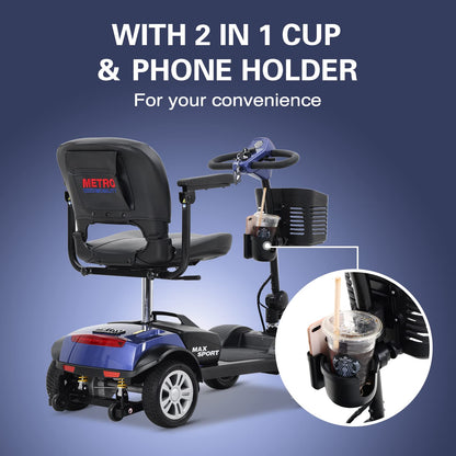 Metro Mobility Max Sport 4-Wheel Mobility Scooter