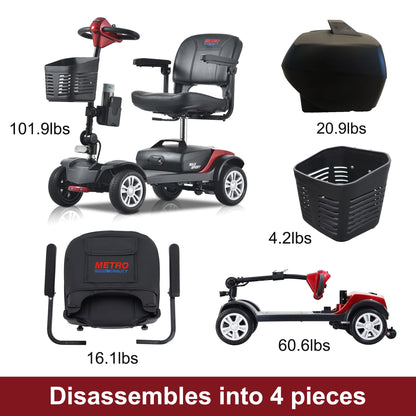 Metro Mobility Max Sport 4-Wheel Mobility Scooter