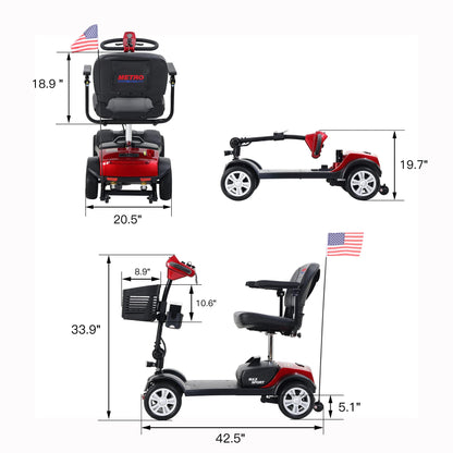 Metro Mobility Max Sport 4-Wheel Mobility Scooter