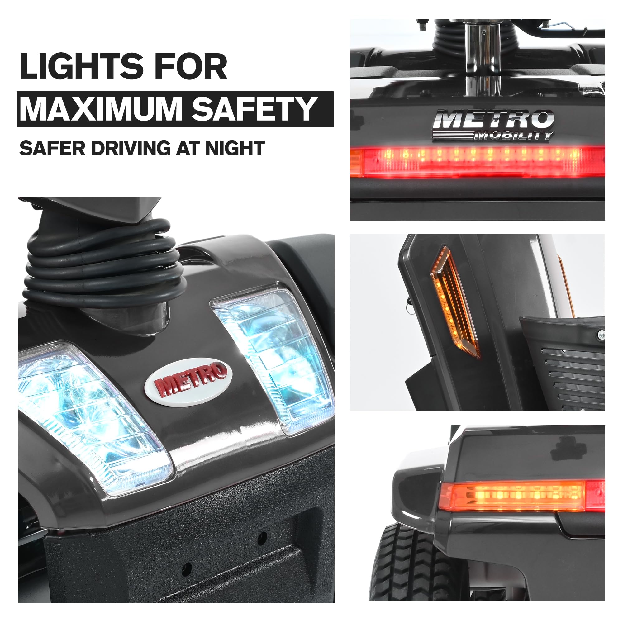 Metro Mobility S500 4-Wheel Electric Mobility Scooter