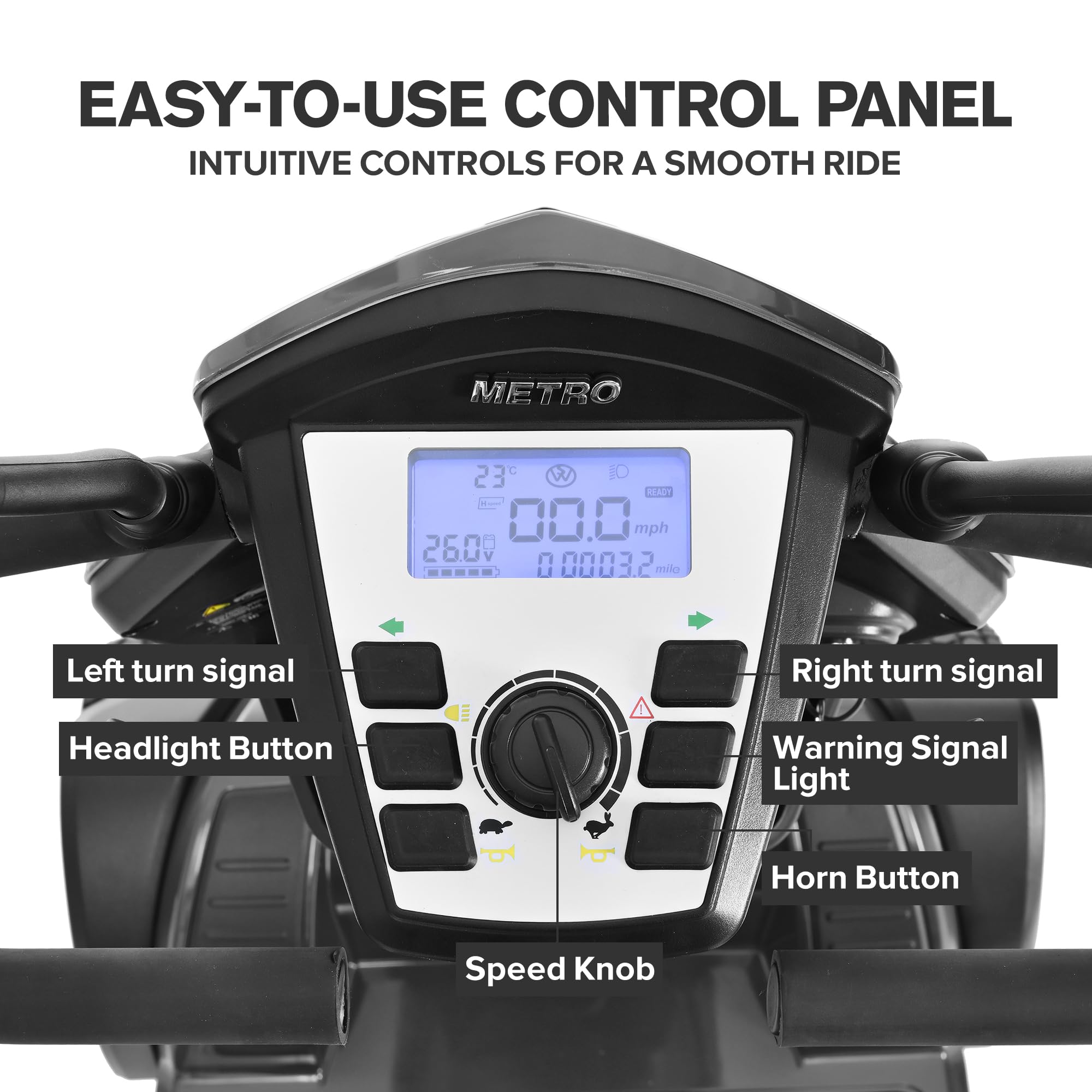 Metro Mobility S500 4-Wheel Electric Mobility Scooter