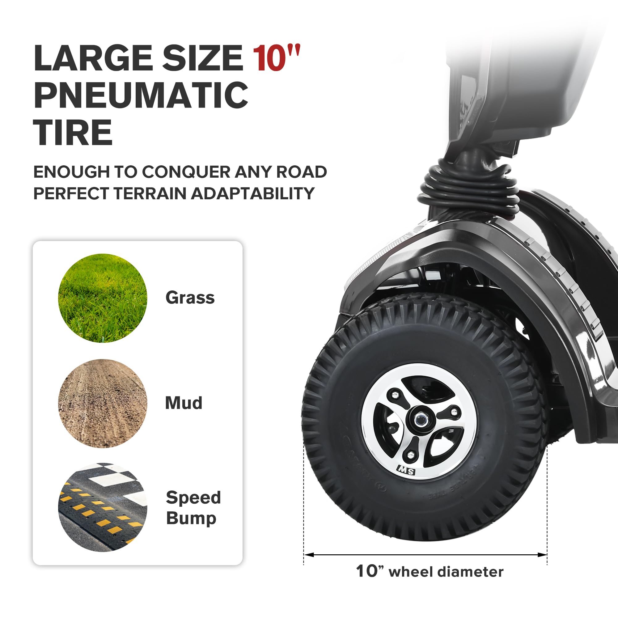 Metro Mobility S500 4-Wheel Electric Mobility Scooter