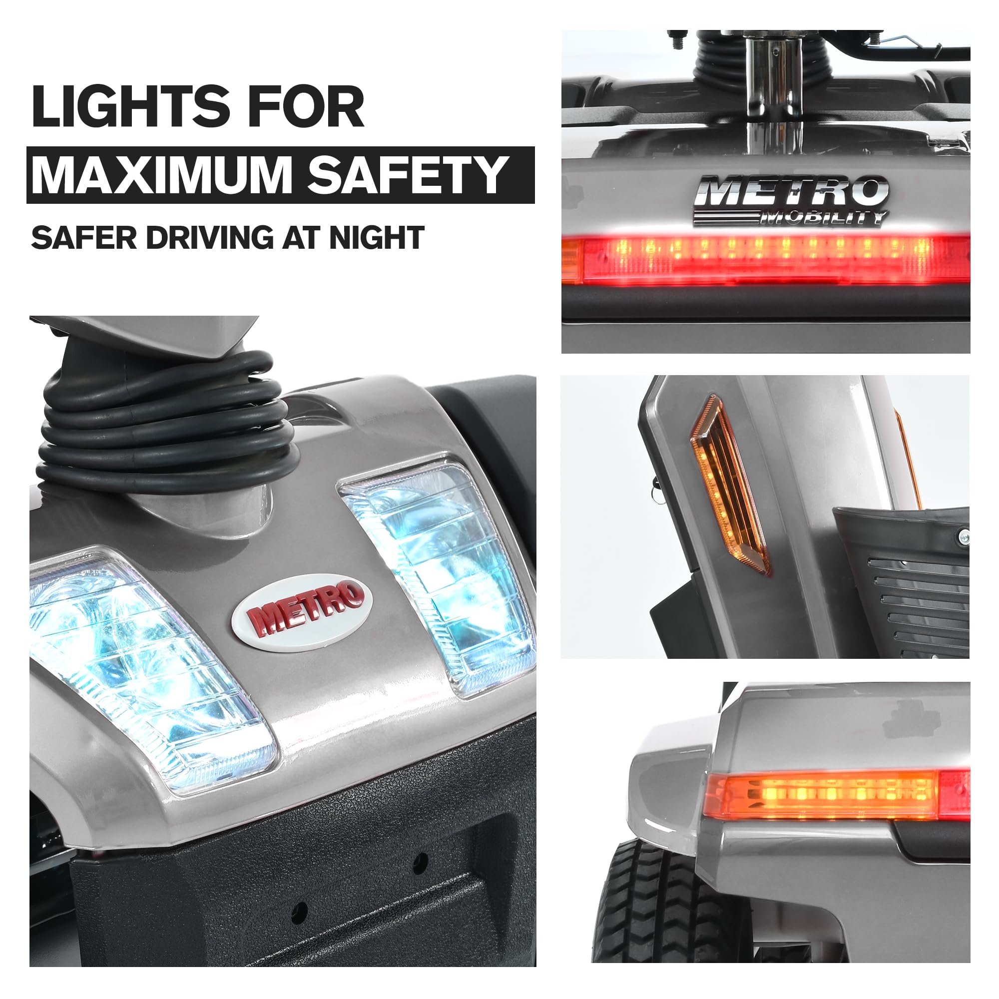 Metro Mobility S500 4-Wheel Electric Mobility Scooter