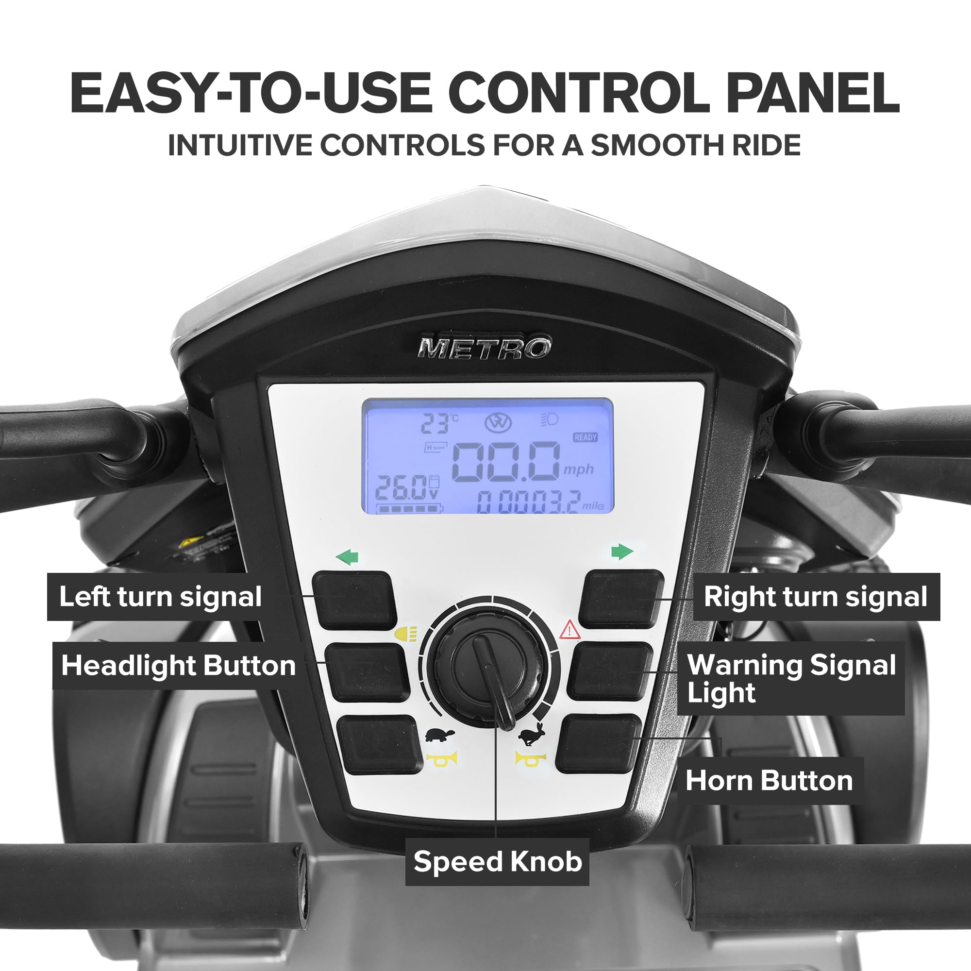 Metro Mobility S500 4-Wheel Electric Mobility Scooter