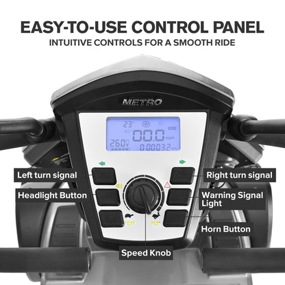 Metro Mobility S500 4-Wheel Electric Mobility Scooter